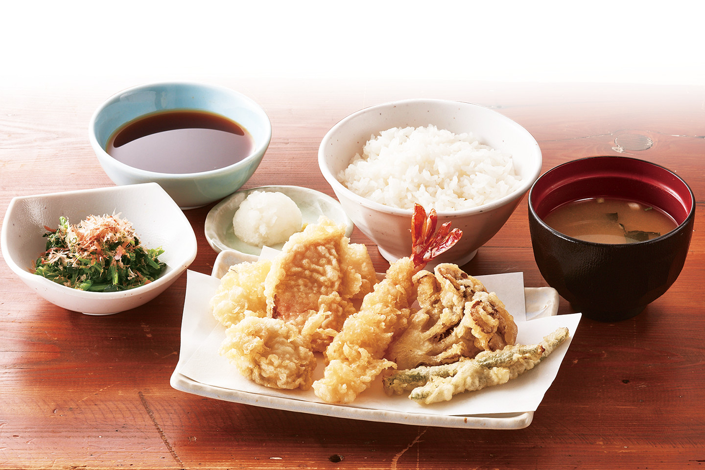 オールスター天丼 どんぶり セット 店内メニュー 天丼てんや